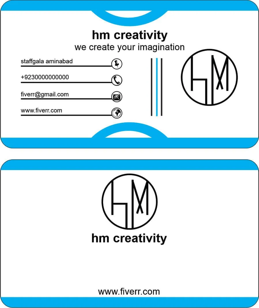 Business card design by Hamdan Ibne Muneer